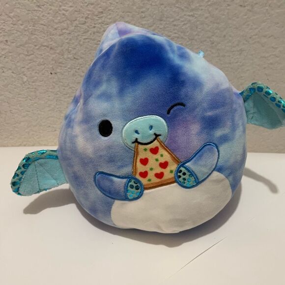 Squishmallow 8" Talib Pterodactyl w/ Pizza Valentines Soft Toy Plush Squish. - Picture 5 of 7